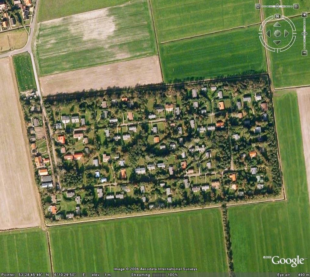 rechtsonder, aan de rand van het park, kunt u De Krimp vinden (66)